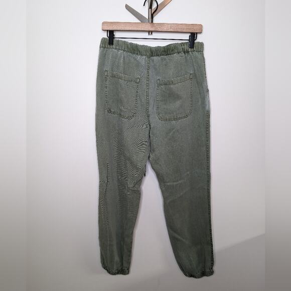 Sundance Army Green Tencel Joggers | Size Small - Picture 7 of 11